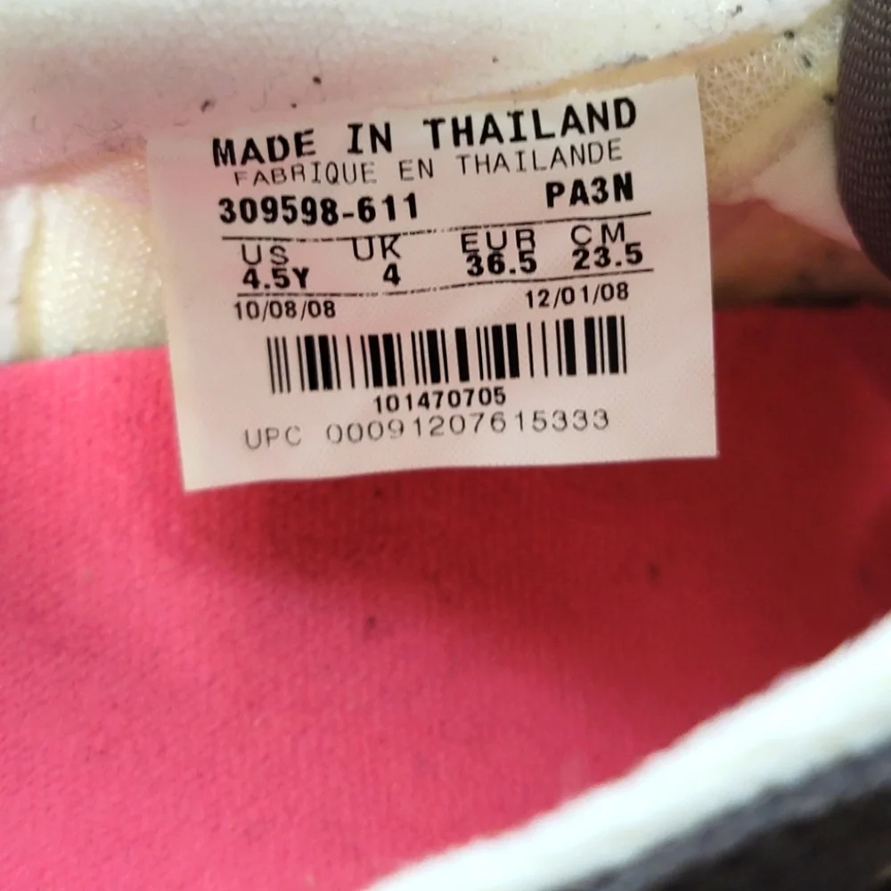 Nike Metro Plus Sneakers Pink And Grey Youth‎ 4.5